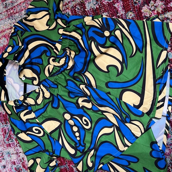 Green & Blue Two Piece Set- Never Worn. - Picture 2 of 3